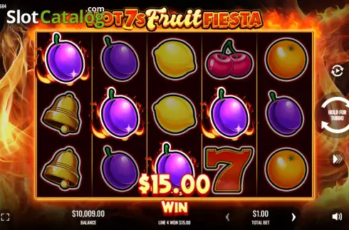 Скрин3. Hot 7s Fruit Fiesta слот