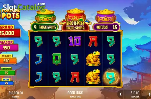 Скрин2. 3 Fortune Pots слот