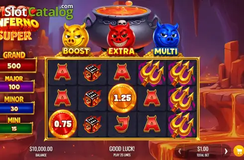 Скрин2. Super Piggy Inferno слот