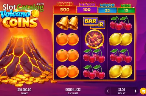 Скрин2. Volcano Coins слот