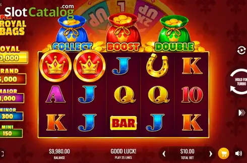 Скрин2. 3 Super Royal Bags слот