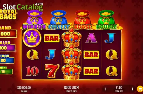Скрин2. 4 Royal Bags слот