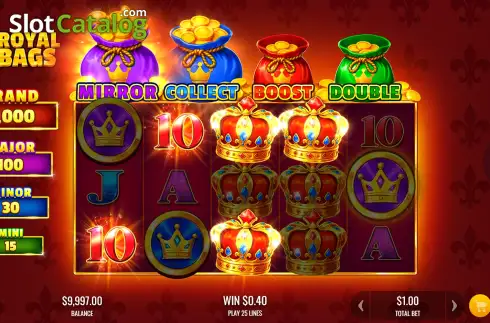 Скрин3. 4 Royal Bags слот