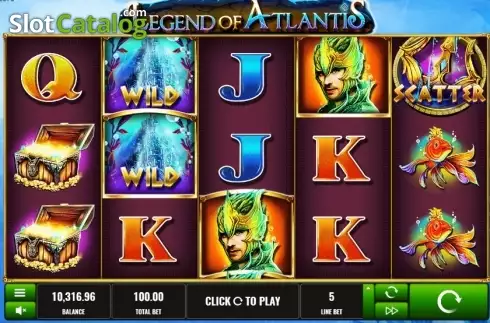 Скрин2. Legend of Atlantis слот