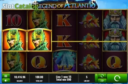 Скрин3. Legend of Atlantis слот