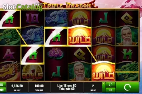 Скрин4. Triple Dragon (Platipus) слот