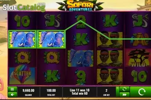 Скрин3. Safari Adventures слот