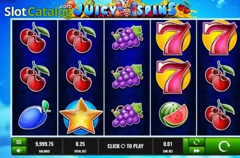 Скрин2. Juicy Spins слот