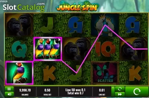 Скрин2. Jungle Spin слот