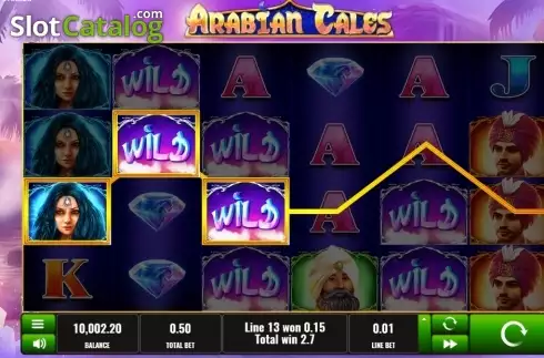 Скрин2. Arabian Tales ( Platipus) слот