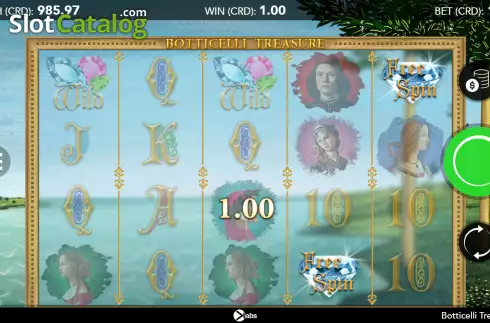 Скрин4. Botticelli Treasure слот