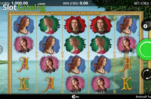 Скрин2. Botticelli Treasure слот