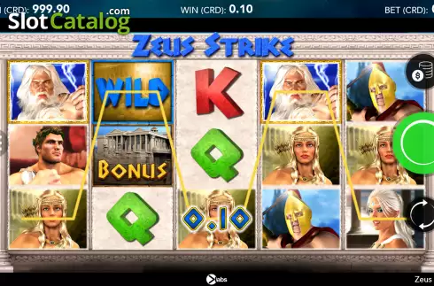 Скрин3. Zeus Strike слот