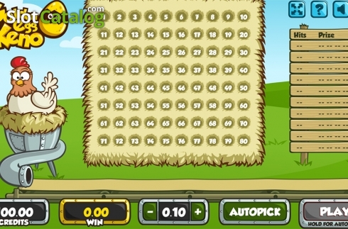 Скрин2. Golden Egg Keno	 слот