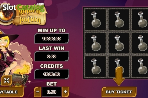 Скрин2. Golden Potion слот