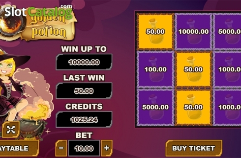 Скрин3. Golden Potion слот