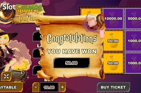 Скрин4. Golden Potion слот