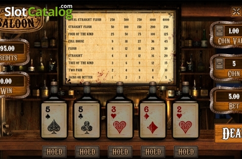 Скрин3. Jacks or Better Saloon слот