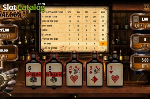 Скрин4. Jacks or Better Saloon слот