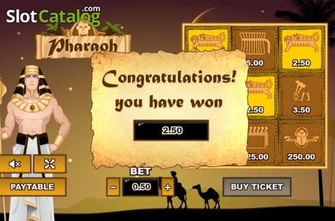 Скрин4. Pharaoh (PlayPearls) слот