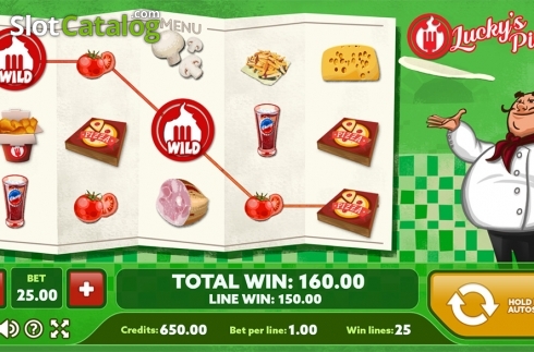 Скрин3. Lucky's Pizza слот