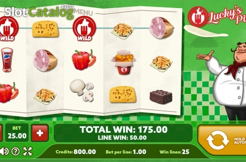 Скрин5. Lucky's Pizza слот
