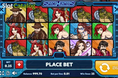 Скрин2. Space Hunters слот