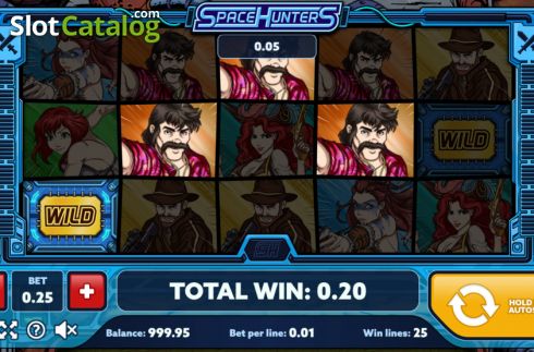 Скрин3. Space Hunters слот