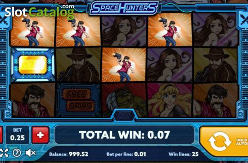 Скрин4. Space Hunters слот