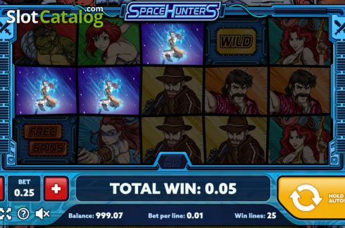 Скрин5. Space Hunters слот