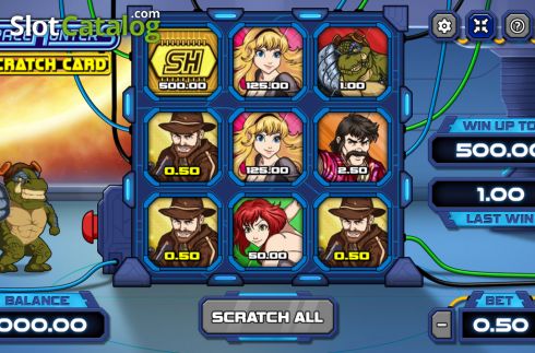 Скрин5. Space Hunters Scratch Card слот