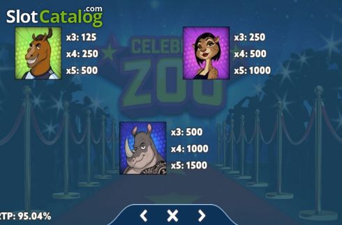 Скрин9. Celebrity Zoo слот