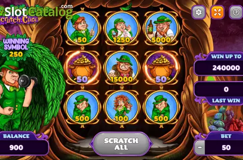 Скрин3. 8 Leprechauns Scratch Card слот
