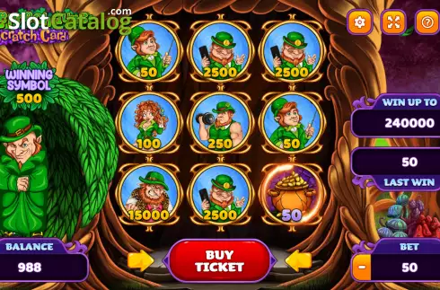 Скрин4. 8 Leprechauns Scratch Card слот