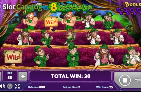 Скрин3. 8 Leprechauns слот