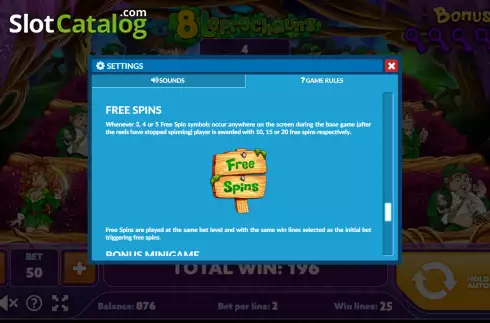 Скрин7. 8 Leprechauns слот