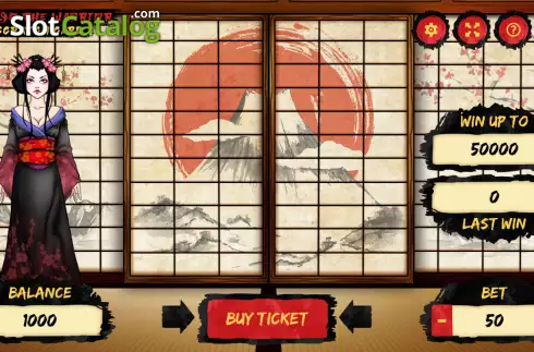 Скрин2. Way of the Warrior Scratchcard слот