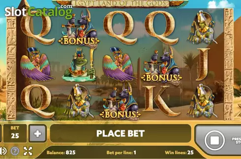 Скрин3. Egypt: Land of the Gods слот