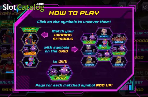 Скрин6. Cyber Catz Scratch Card слот