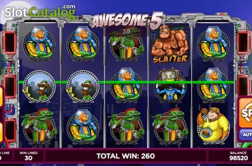 Скрин4. Awesome 5 слот