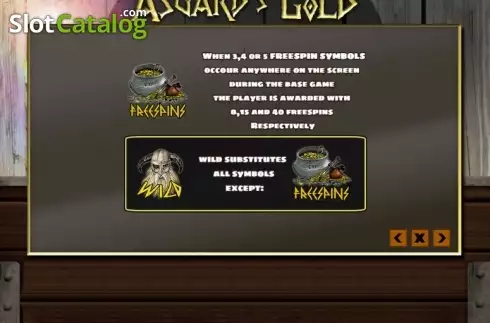 Скрин6. Asgards Gold слот
