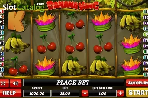 Скрин2. Banana King (PlayPearls) слот