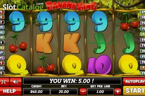 Скрин3. Banana King (PlayPearls) слот