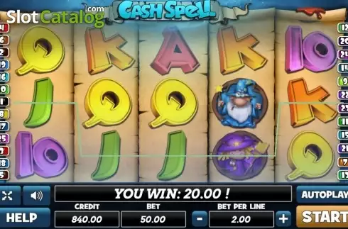 Скрин3. Cash Spell слот