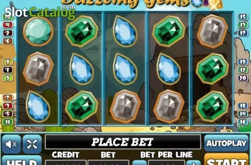 Скрин2. Dazzling Gems слот