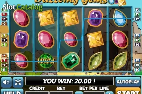 Скрин3. Dazzling Gems слот