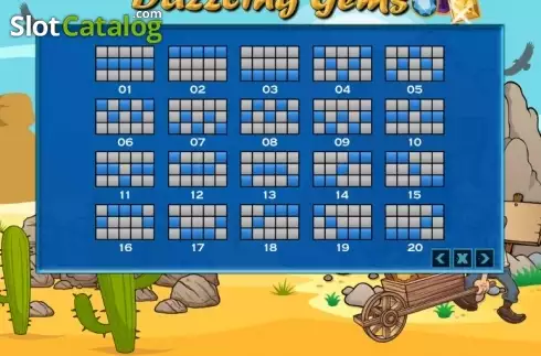 Скрин5. Dazzling Gems слот