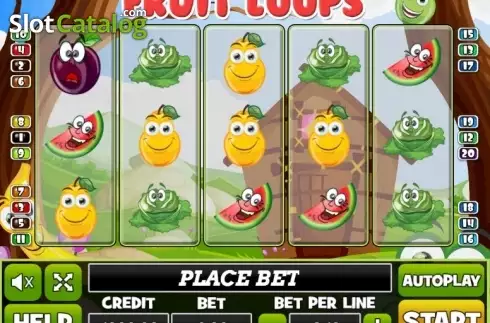 Скрин2. Fruit Loops слот