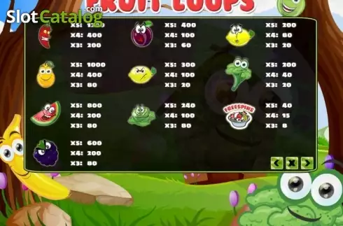 Скрин4. Fruit Loops слот
