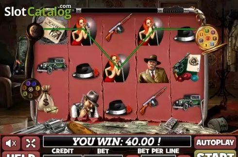 Скрин3. Gangster City слот